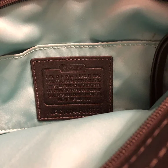 Coach Zoe black/grey satchel - Picture 8 of 8